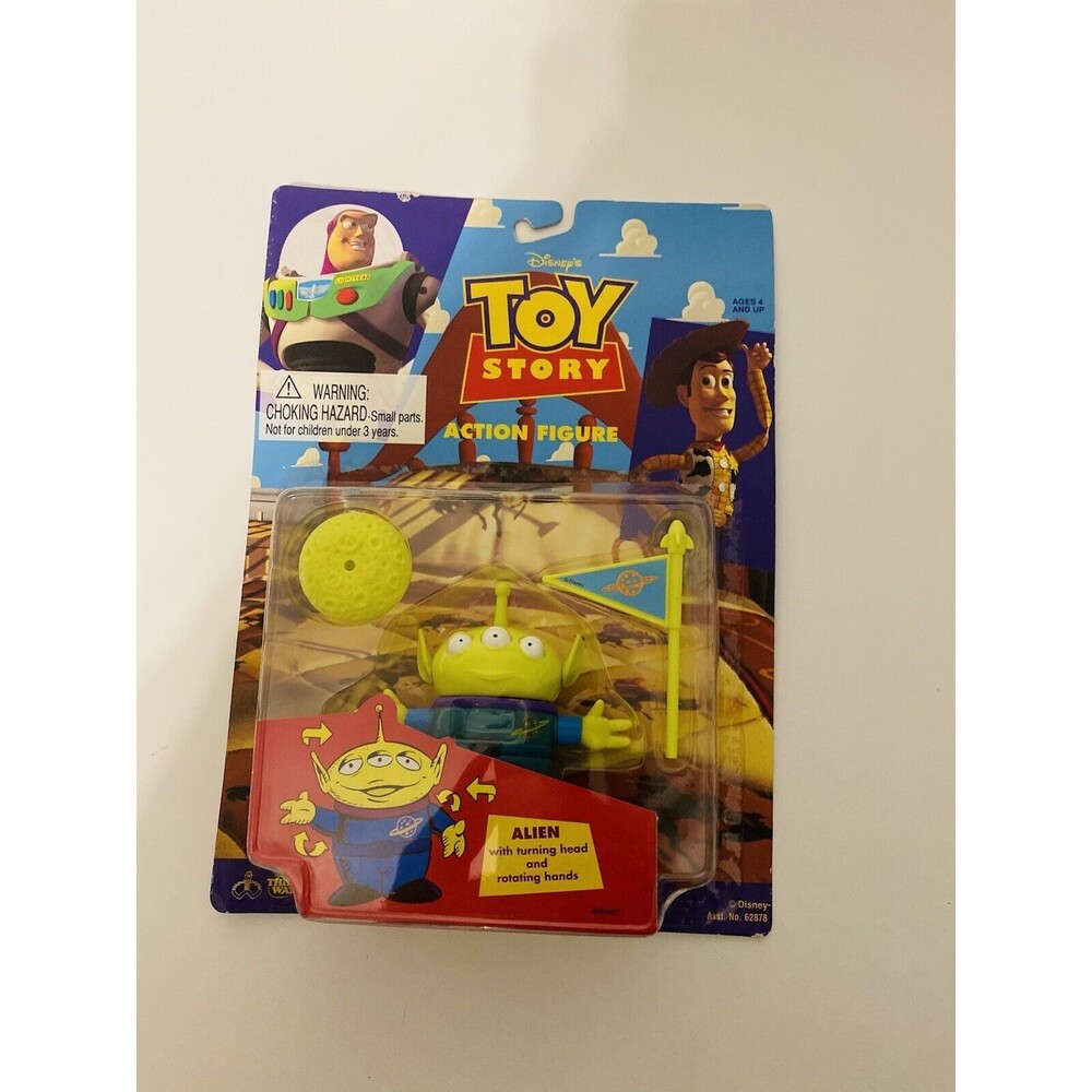 Toy Story Alien Action Figure Think Way Toy Disney Pixar 1995 Vintage